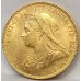 AUSTRALIA 1897 . ONE 1 SOVEREIGN . SYDNEY . GOLD
